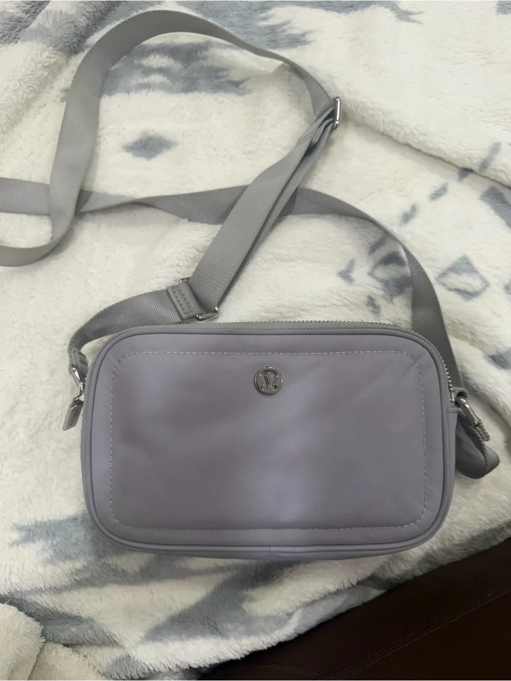 lululemon crossbody camera Gray Bag
